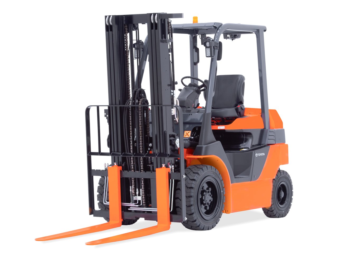 Toyota's 80V Electric Pneumatic Forklift is a beast and is designed to tackle all of your material handling needs.