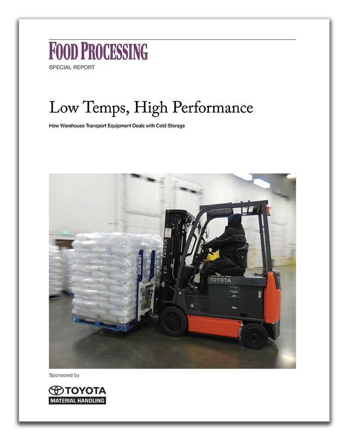 Couverture du livre blanc sur l’équipement de manutention des matériaux d’entrepôt dans l’entreposage frigorifique des aliments