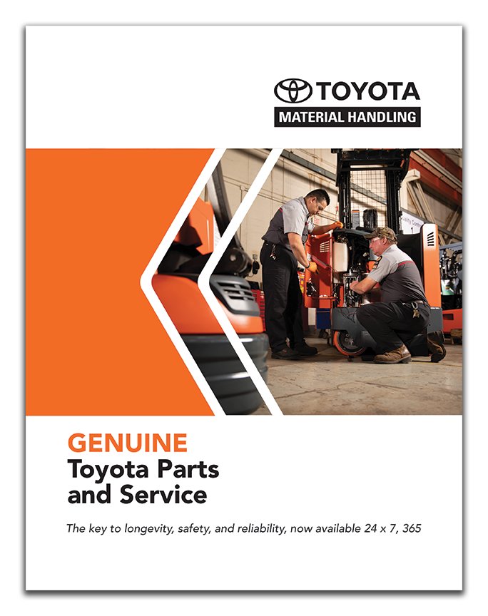 Couverture du livre blanc sur les pièces et le service d'origine Toyota